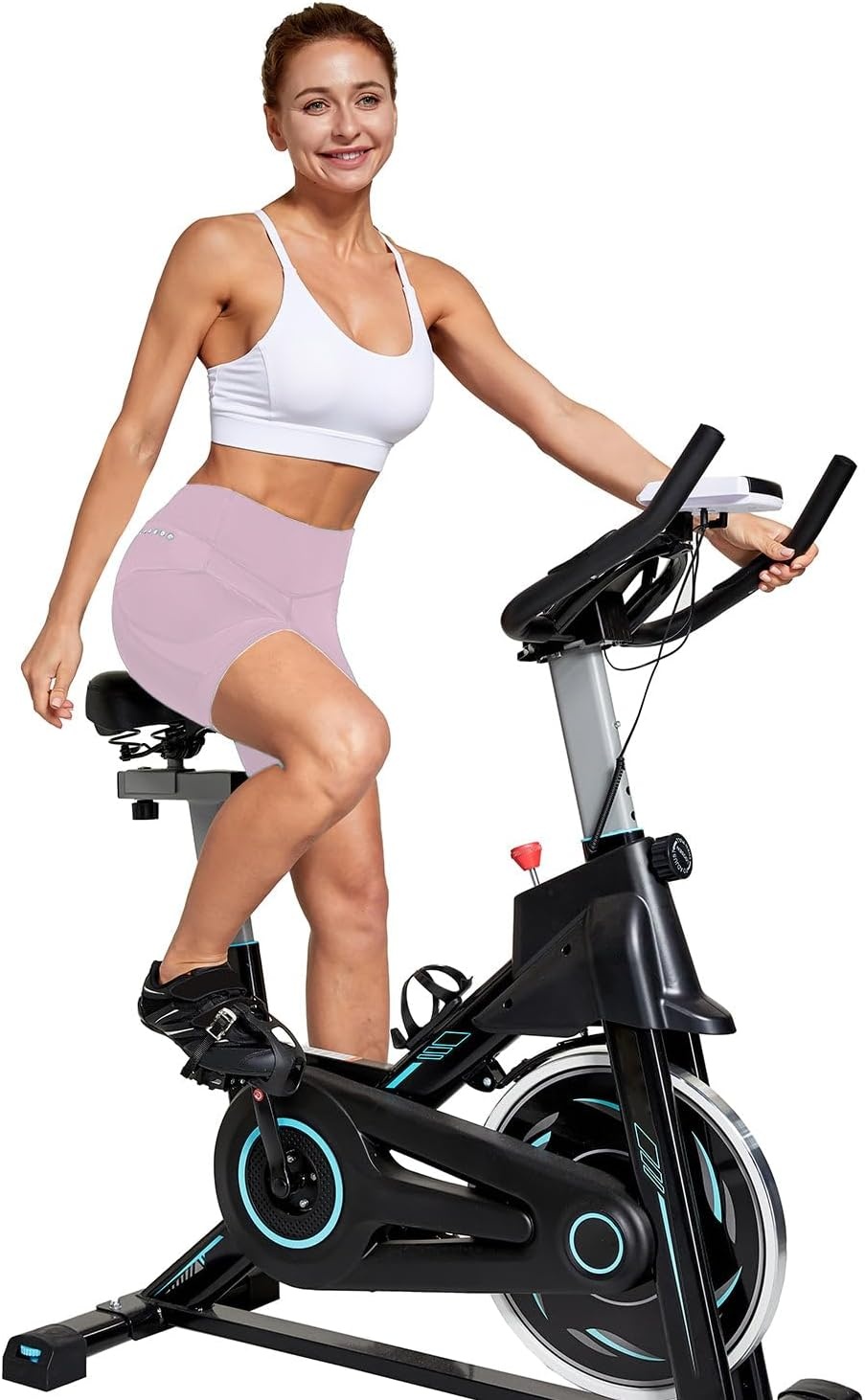 image:imagebaleaf 4D Padded Bike Shorts Women Cycling Underwear with PocketsLight Purple