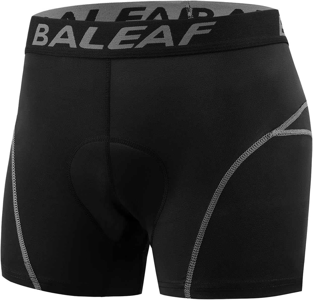 image:imagebaleaf Mens 3D Padded Bike Shorts Cycling Underwear MTB LinerBlackGrey