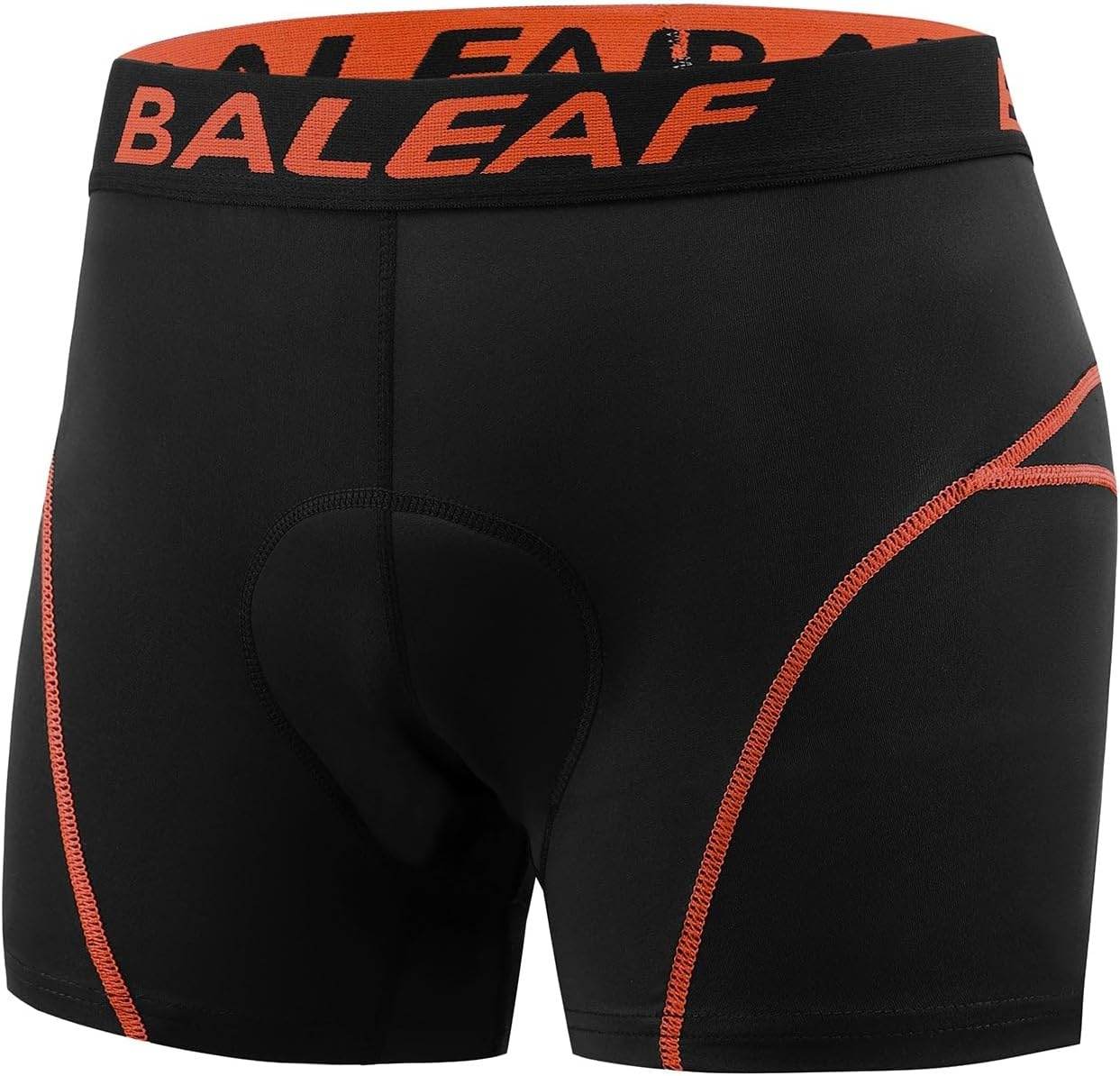 image:imagebaleaf Mens 3D Padded Bike Shorts Cycling Underwear MTB LinerBlackOrange