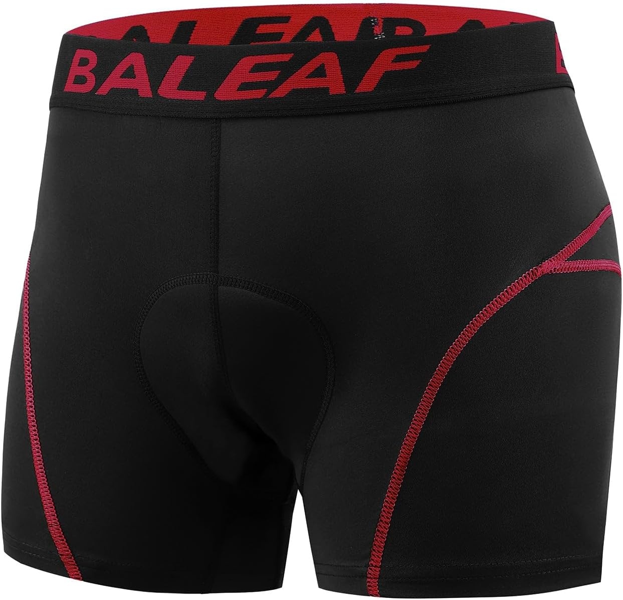 image:imagebaleaf Mens 3D Padded Bike Shorts Cycling Underwear MTB LinerBlackRed