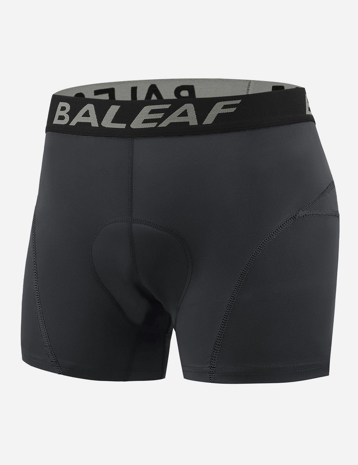 image:imagebaleaf Mens 3D Padded Bike Shorts Cycling Underwear MTB LinerDark Gray