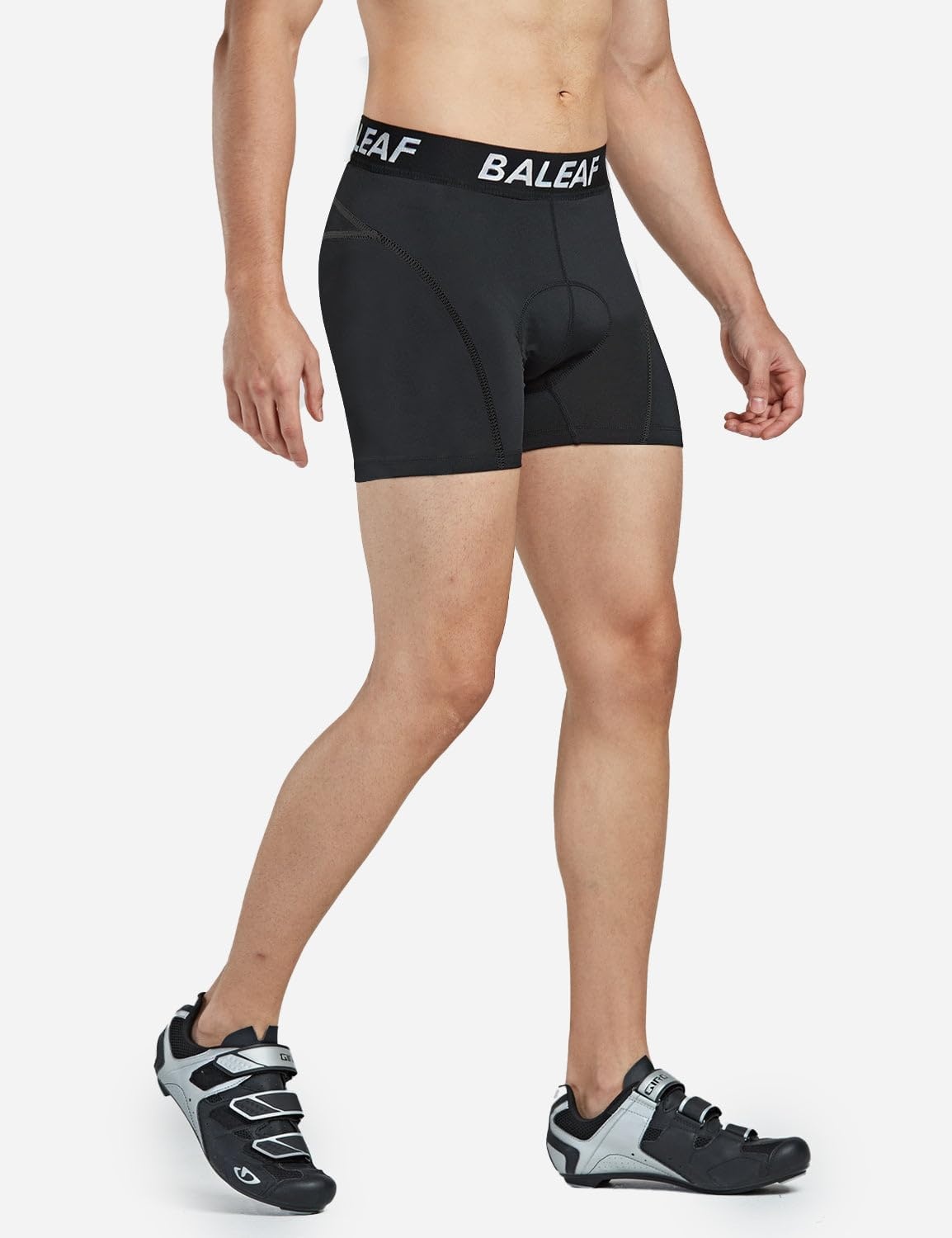 image:imagebaleaf Mens 3D Padded Bike Shorts Cycling Underwear MTB LinerDark Gray