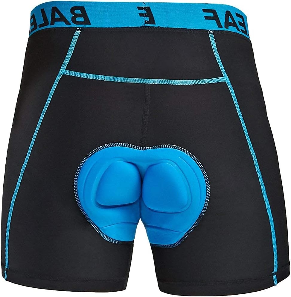 image:imagebaleaf Mens 3D Padded Bike Shorts Cycling Underwear MTB LinerUpgrade FabricblackBlue