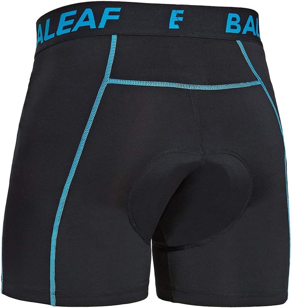 image:imagebaleaf Mens 3D Padded Bike Shorts Cycling Underwear MTB LinerUpgrade FabricblackBlue