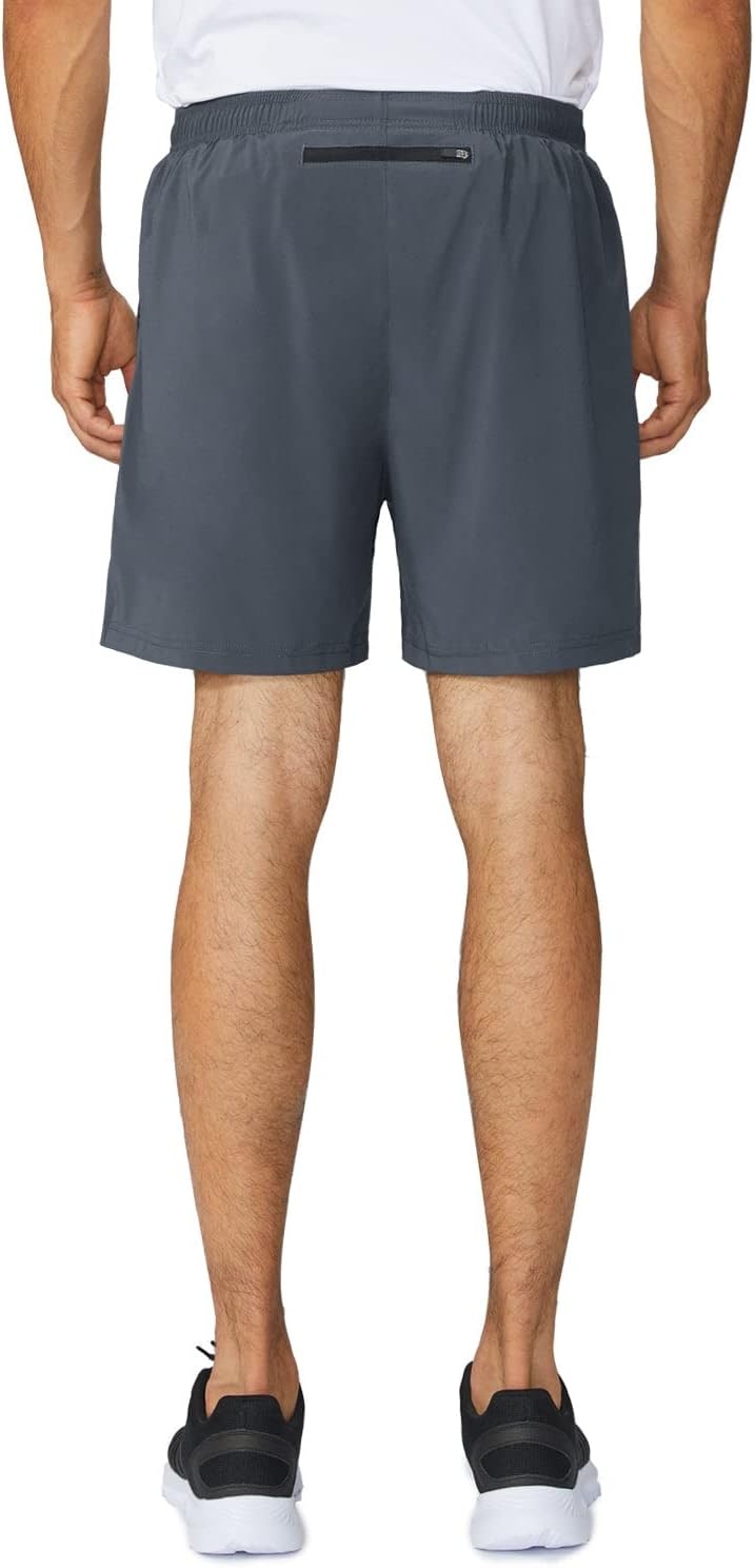 image:imagebaleaf Mens 5 Running Athletic Shorts with LinerNo LinerGray