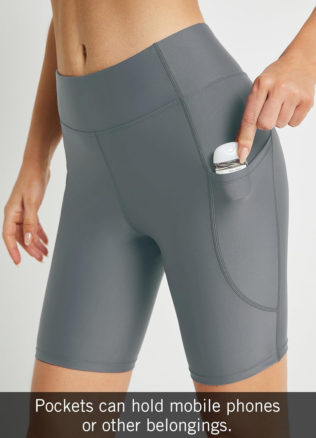 image:imagebaleaf Womens 368 High Waisted Swim Board Shorts Swimsuits UPF 50Grey