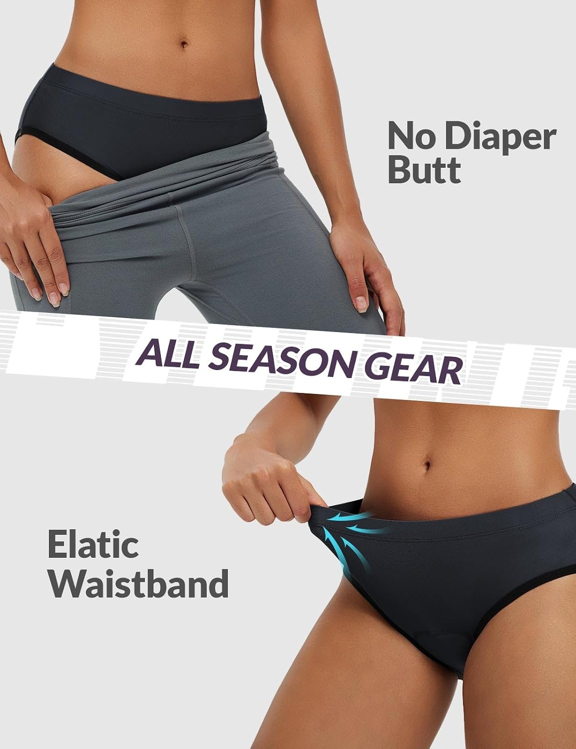 image:imagebaleaf Womens 4D Padded Cycling Underwear Bike Shorts RidingBlack