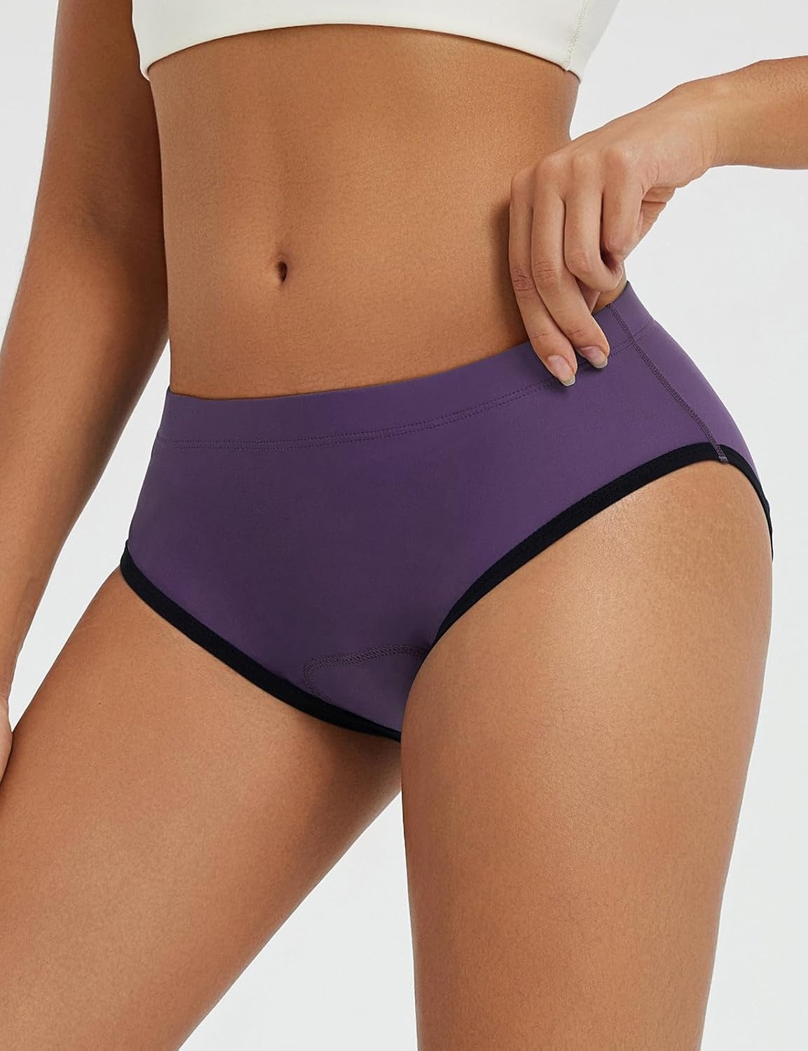 image:imagebaleaf Womens 4D Padded Cycling Underwear Bike Shorts RidingDark Purple