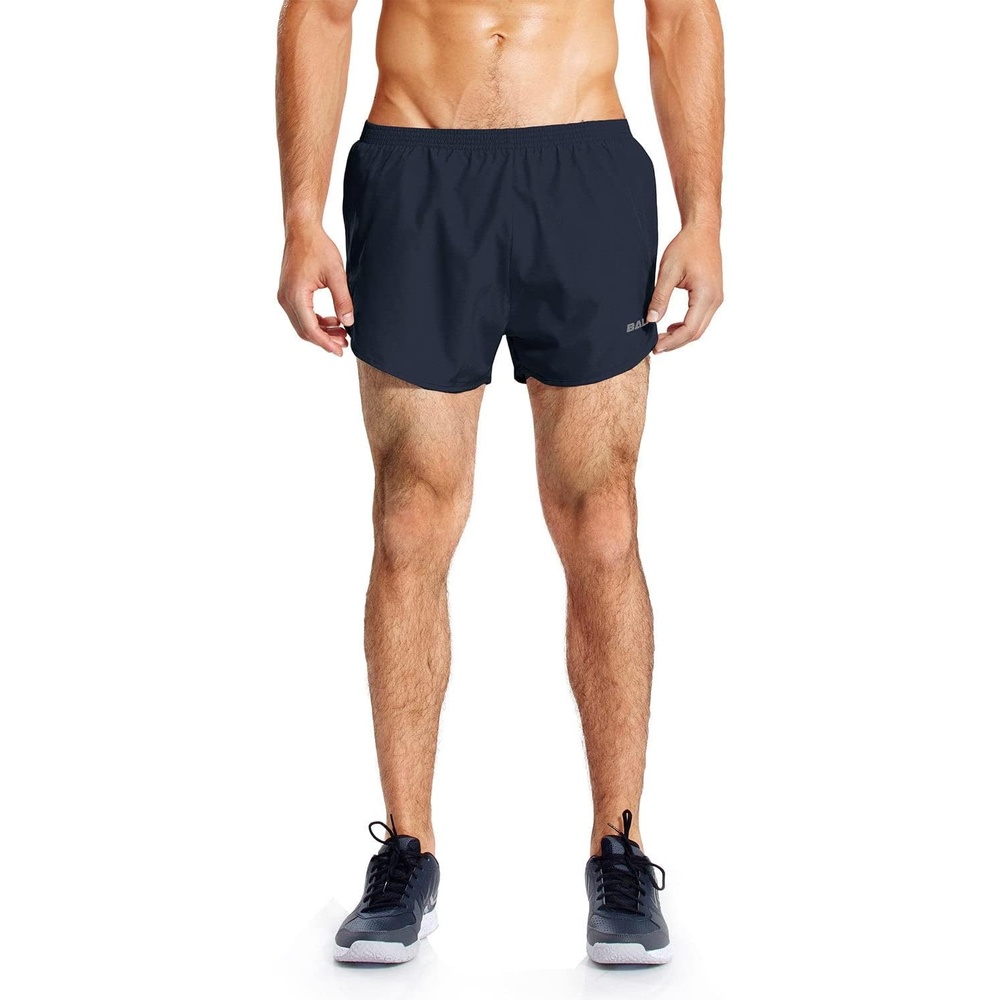 image:imagebaleaf Mens 3 Quick Dry Running Shorts with Brief Liner for AthleticNavy