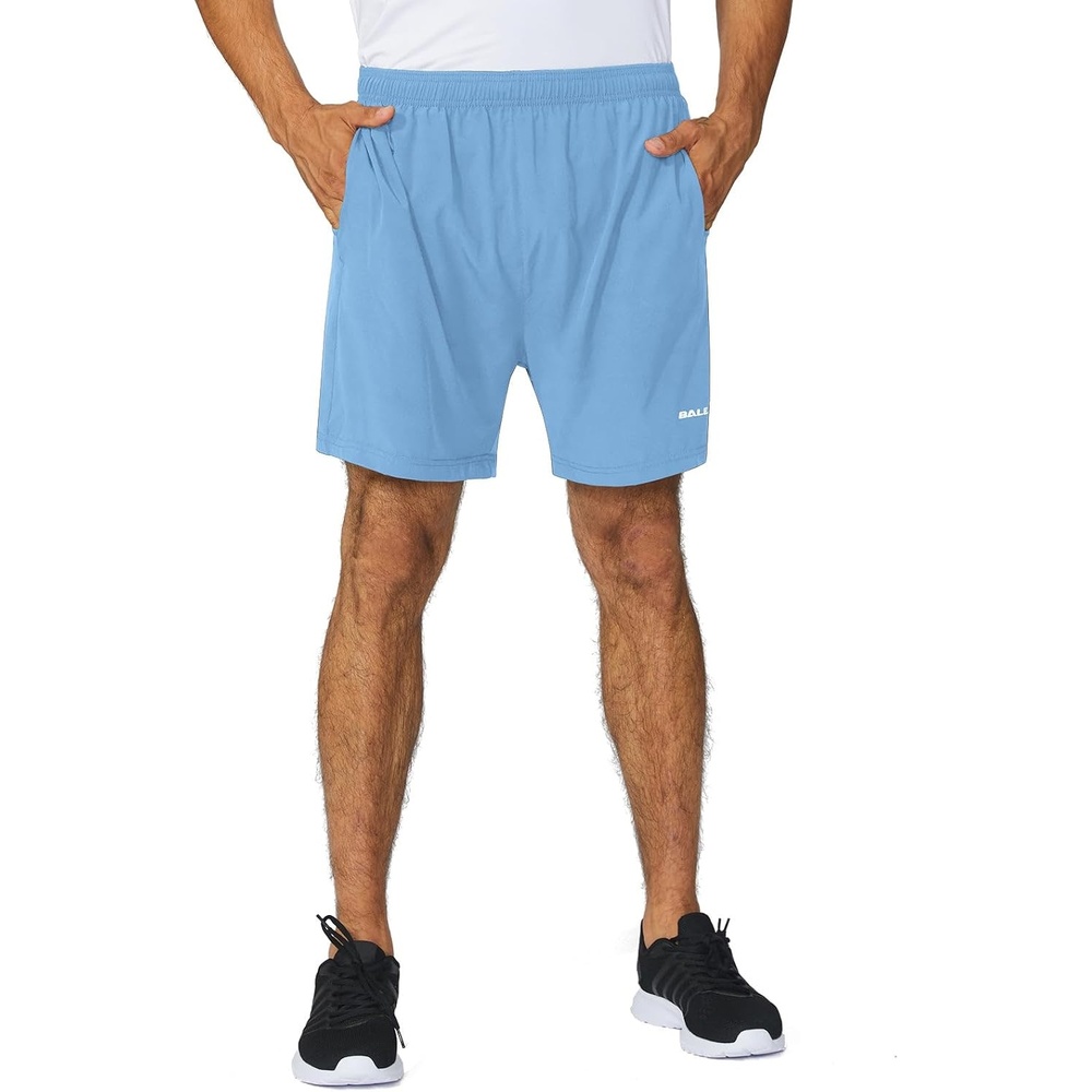 image:imagebaleaf Mens 5 Running Athletic Shorts with LinerNo LinerAshleigh Blue