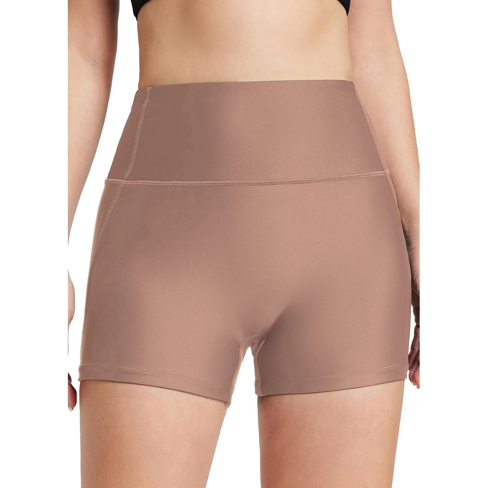 image:imagebaleaf Womens 368 High Waisted Swim Board Shorts Swimsuits UPF 50Brown