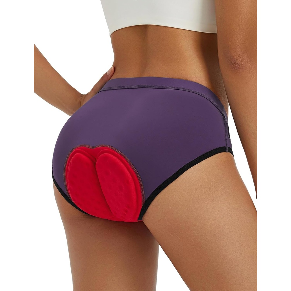 image:imagebaleaf Womens 4D Padded Cycling Underwear Bike Shorts RidingDark Purple