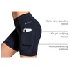 baleaf 4D Padded Bike Shorts Women Cycling Underwear with Pockets(Black)