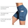 baleaf 4D Padded Bike Shorts Women Cycling Underwear with Pockets(Blue II)