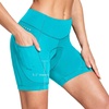 baleaf 4D Padded Bike Shorts Women Cycling Underwear with Pockets(Navy Blue)