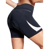 baleaf 4D Padded Bike Shorts Women Cycling Underwear with Pockets(White)