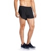 baleaf Men’s 3″ Quick Dry Running Shorts with Brief Liner for Athletic(Black)