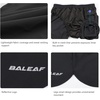baleaf Men’s 3″ Quick Dry Running Shorts with Brief Liner for Athletic(Black)