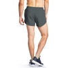 baleaf Men’s 3″ Quick Dry Running Shorts with Brief Liner for Athletic(Gray)