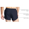 baleaf Men’s 3″ Quick Dry Running Shorts with Brief Liner for Athletic(Navy)