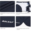 baleaf Men’s 3″ Quick Dry Running Shorts with Brief Liner for Athletic(Navy)