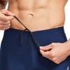 baleaf Men’s Square Leg Athletic Swim Jammers Durable Training Swimsuit(Blue/Teal Green)