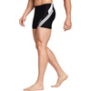 baleaf Men’s Square Leg Athletic Swim Jammers Durable Training Swimsuit(Gray/White)