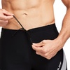 baleaf Men’s Square Leg Athletic Swim Jammers Durable Training Swimsuit(Gray/White)