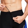 baleaf Men’s Square Leg Athletic Swim Jammers Durable Training Swimsuit(Red/Blue)
