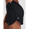 baleaf Women’s 3″ Swim Shorts with Velcro-Sealed Pockets(Black)