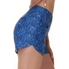 baleaf Women’s 3″ Swim Shorts with Velcro-Sealed Pockets(Blue Leaf)