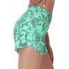 baleaf Women’s 3″ Swim Shorts with Velcro-Sealed Pockets(Green Floral)