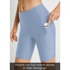 baleaf Women’s 3″/6″/8″ High Waisted Swim Board Shorts Swimsuits UPF 50+(Ice Blue)