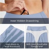 baleaf Women’s 3″/6″/8″ High Waisted Swim Board Shorts Swimsuits UPF 50+(Ice Blue)