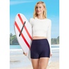 baleaf Women’s 3″/6″/8″ High Waisted Swim Board Shorts Swimsuits UPF 50+(Navy)