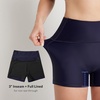 baleaf Women’s 3″/6″/8″ High Waisted Swim Board Shorts Swimsuits UPF 50+(Navy)