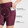 baleaf Women’s 3″/6″/8″ High Waisted Swim Board Shorts Swimsuits UPF 50+(Wine)