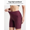 baleaf Women’s 3″/6″/8″ High Waisted Swim Board Shorts Swimsuits UPF 50+(Wine)