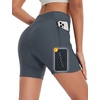 baleaf Women’s 4D Padded Bike Shorts Cycling Underwear Biking(Dark Gray)