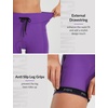 baleaf Women’s 4D Padded Bike Shorts Cycling Underwear Biking(Dark Purple)