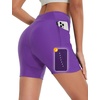 baleaf Women’s 4D Padded Bike Shorts Cycling Underwear Biking(Dark Purple)