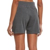 baleaf Womens 5″ Cotton Lounge Shorts Athletic with Pockets High Waist(Charcoal)