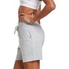 baleaf Womens 5″ Cotton Lounge Shorts Athletic with Pockets High Waist(Light Gray)