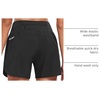 baleaf Women’s 5″ Workout Running Shorts with Liner Quick Dry Athletic(Black)
