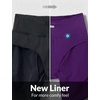 baleaf Women’s 5″ Workout Running Shorts with Liner Quick Dry Athletic(Purple)