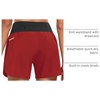 baleaf Women’s 5″ Workout Running Shorts with Liner Quick Dry Athletic(Red)