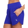 baleaf Women’s 5″ Workout Running Shorts with Liner Quick Dry Athletic(Royal Blue)