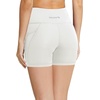 baleaf Women’s High Waist Biker Shorts with 3 Pockets(Black+white)