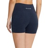 baleaf Women’s High Waist Biker Shorts with 3 Pockets(Heather Blue-classic)