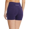 baleaf Women’s High Waist Biker Shorts with 3 Pockets(Heather Purple-classic)